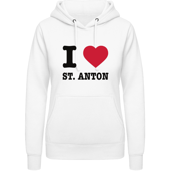 I Love St. Anton Frauen Kapuzenpulli contain pic