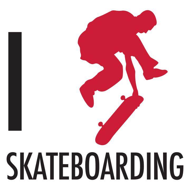 I Love Skateboarding Sac en tissu 0 image