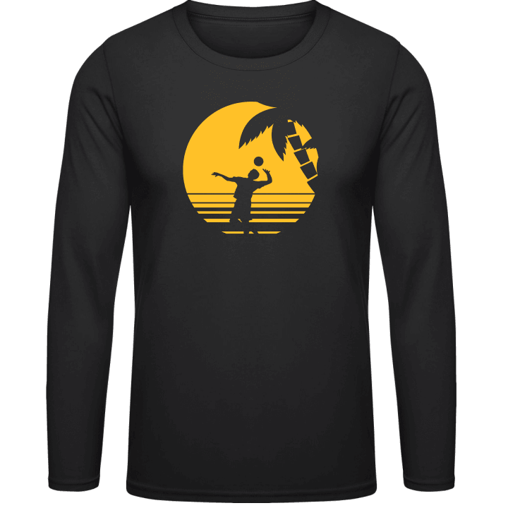 Beach Volleyball Sunset  Long Sleeve Shirt 0 image