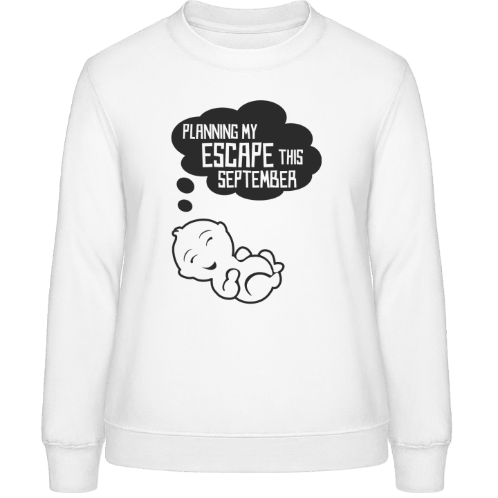 Planning My Escape This September Sweat-shirt pour femme 0 image