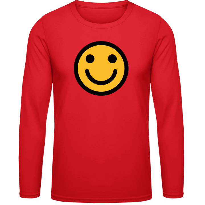Happy Emoticon Langermet skjorte contain pic