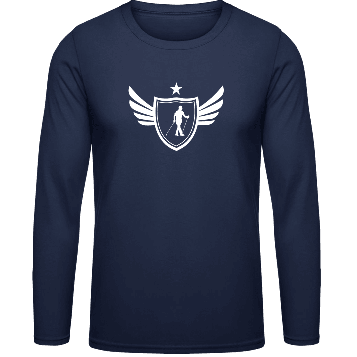 Nordic Walking Star Shirt met lange mouwen contain pic