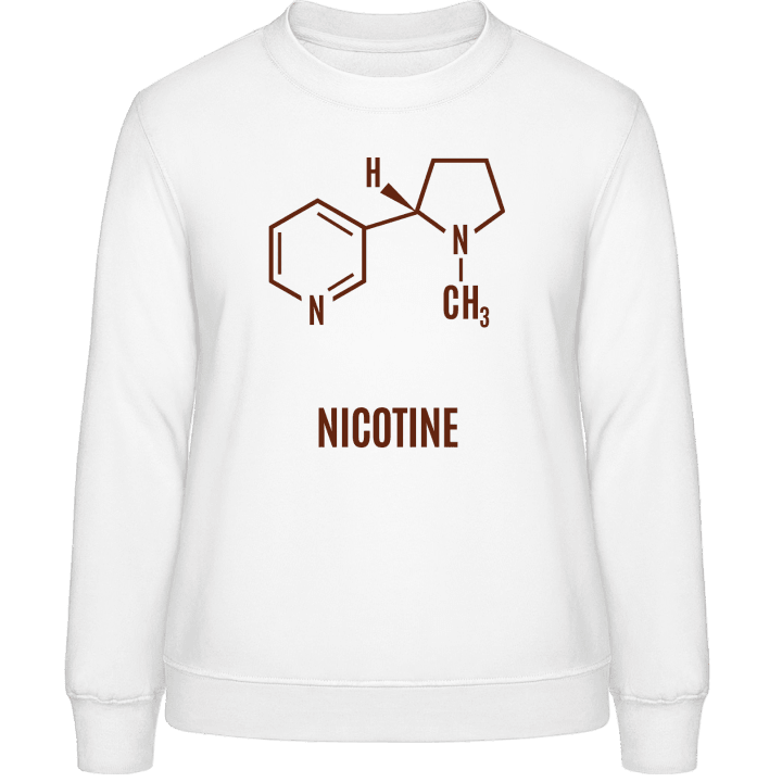 Nicotine Formula Sweat-shirt pour femme contain pic