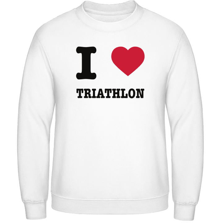 I Love Triathlon Sweatshirt contain pic