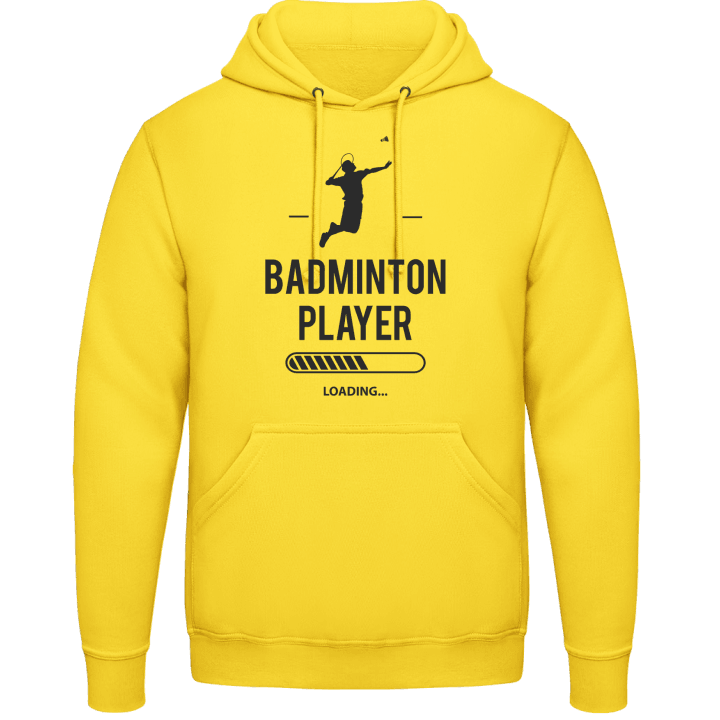 Badminton Player Loading Sudadera con capucha contain pic