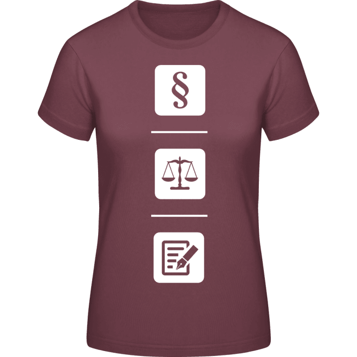 Section Scale Notary Frauen T-Shirt contain pic