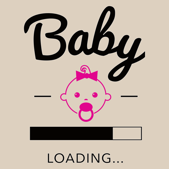 Baby Girl Loading Progress T-shirt för kvinnor 0 image