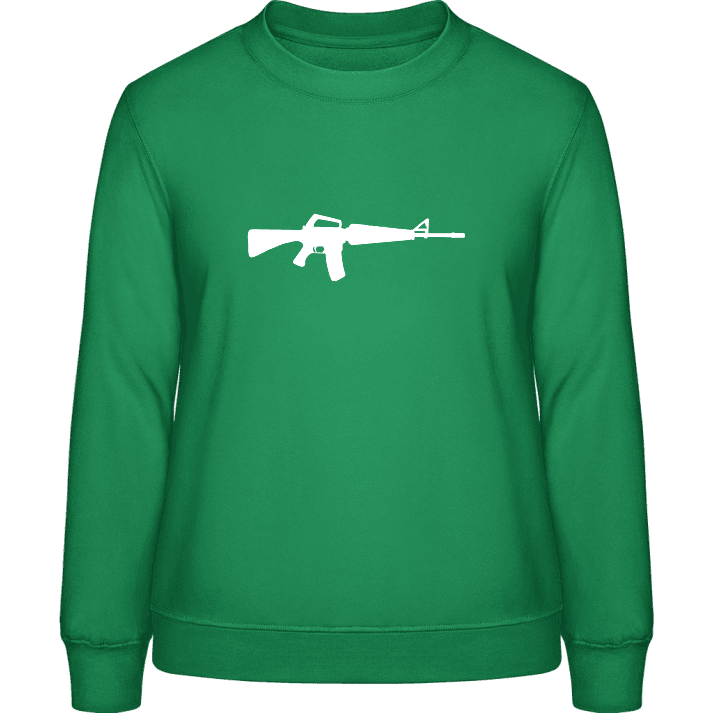 M16 Machine Gun Sweatshirt för kvinnor contain pic