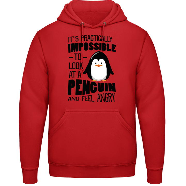 Look At A Penguin And Feel Angry Felpa con cappuccio 0 image