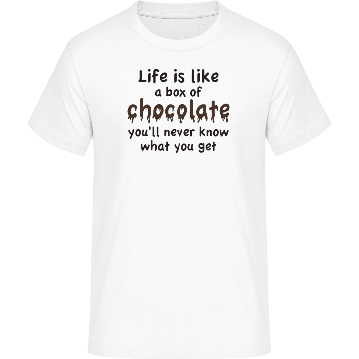 Life Is Like A Box Of Chocolate Camiseta contain pic