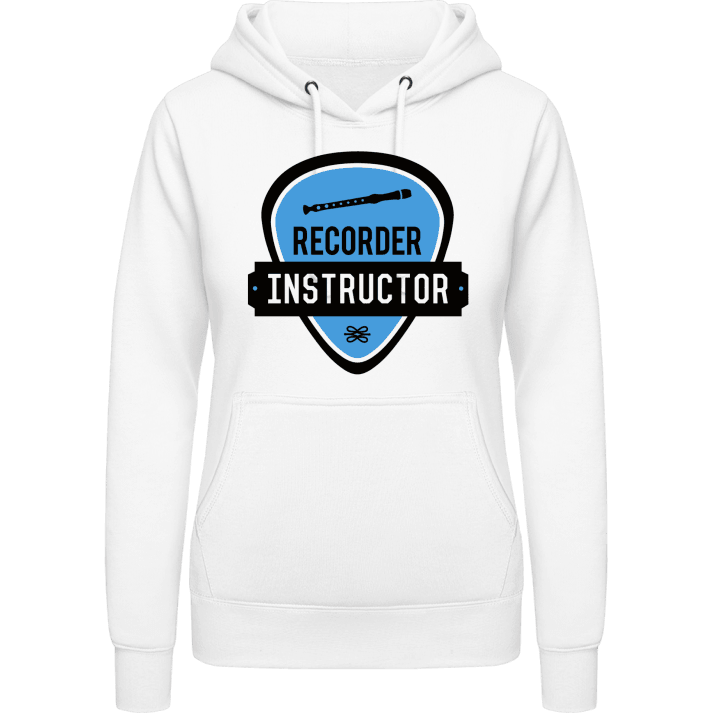 Recorder Instructor Vrouwen Hoodie contain pic
