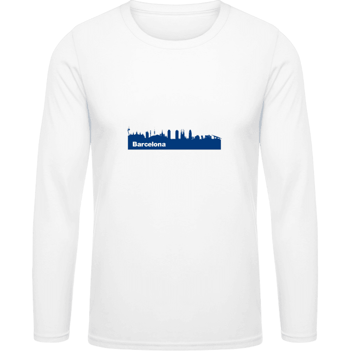 Barcelona Skyline Long Sleeve Shirt contain pic