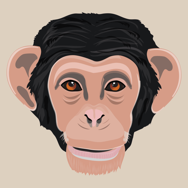 Chimp Ape Camisa de manga larga para mujer 0 image