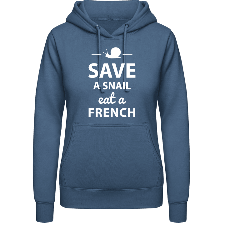 Save A Snail Eat A French Hoodie för kvinnor 0 image