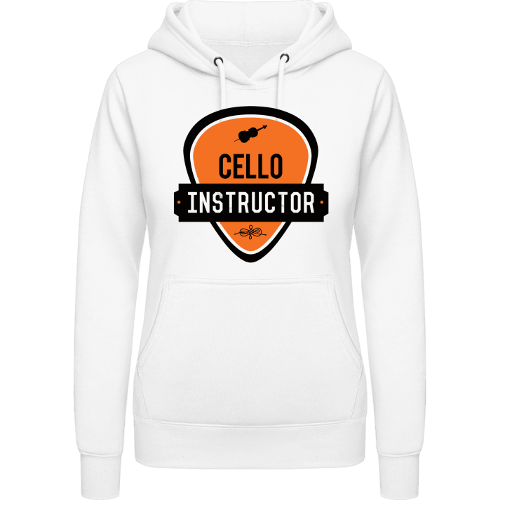 Cello Instructor Women Hoodie contain pic