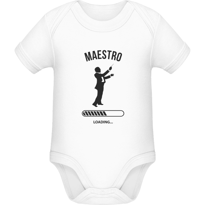 Maestro Loading Baby romper kostym contain pic