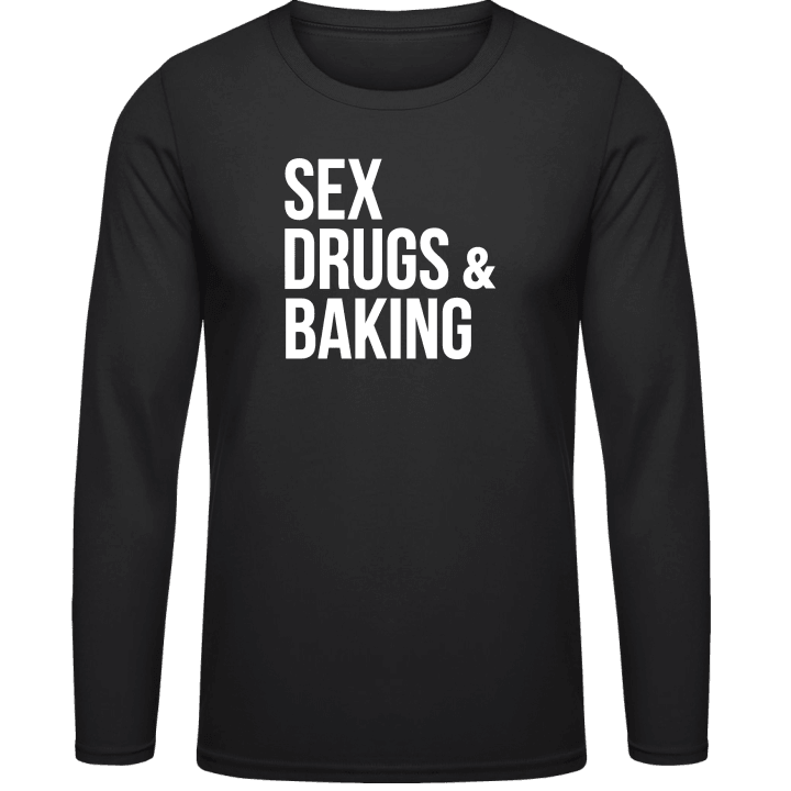 Sex Drugs And Baking T-shirt à manches longues contain pic