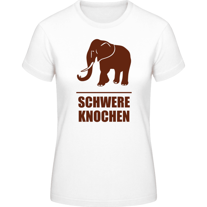 Schwere Knochen T-shirt för kvinnor contain pic