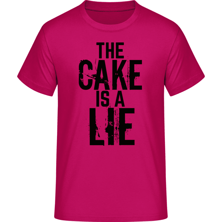 The Cake Is A Lie Logo Maglietta contain pic