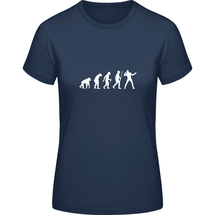 Sänger Evolution Frauen T-Shirt contain pic