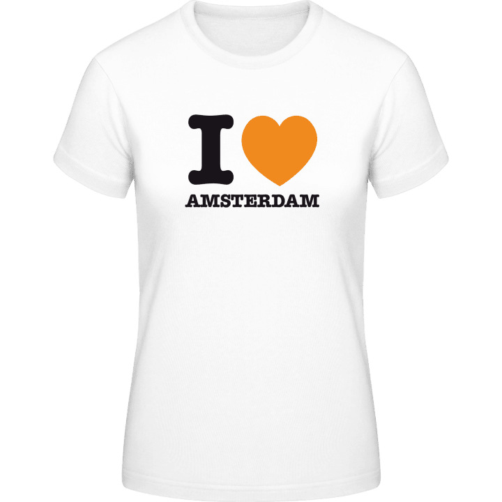 I Love Amsterdam T-shirt för kvinnor contain pic