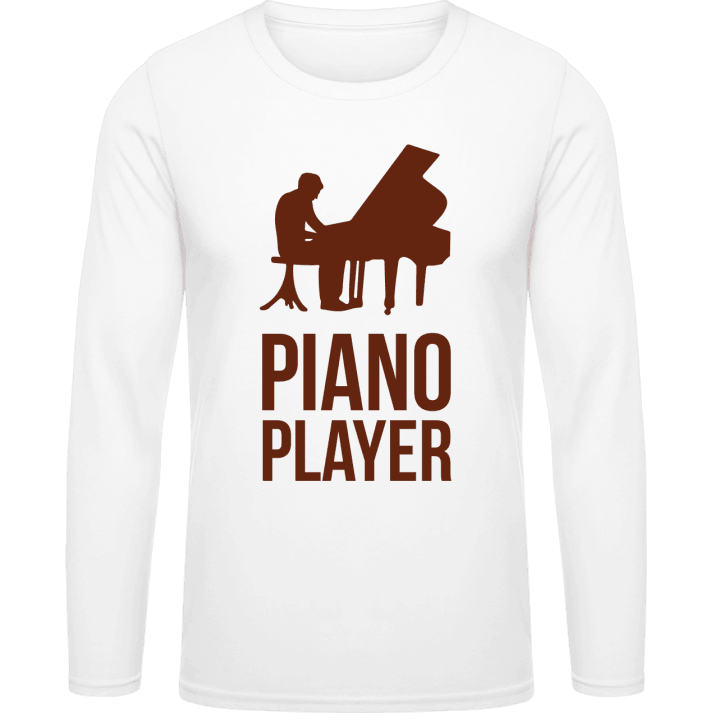 Piano Player T-shirt à manches longues contain pic