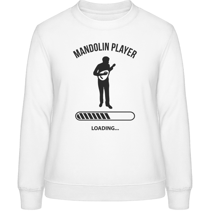 Mandolin Player Loading Sweatshirt för kvinnor contain pic