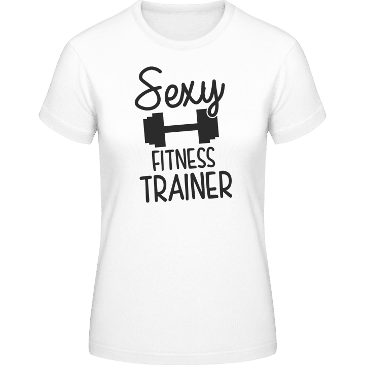 Sexy Fitness Trainer T-shirt för kvinnor contain pic
