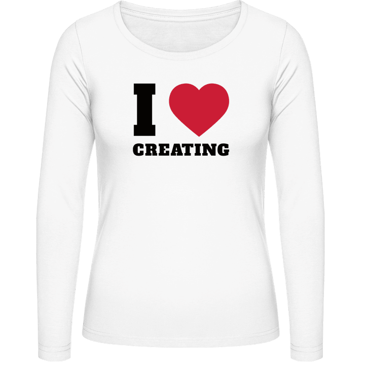 I Love Creating Vrouwen Lange Mouw Shirt 0 image