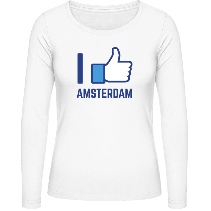 I Like Amsterdam Langermet skjorte for kvinner contain pic