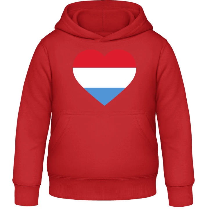 Netherlands Heart Flag Felpa con cappuccio per bambini contain pic