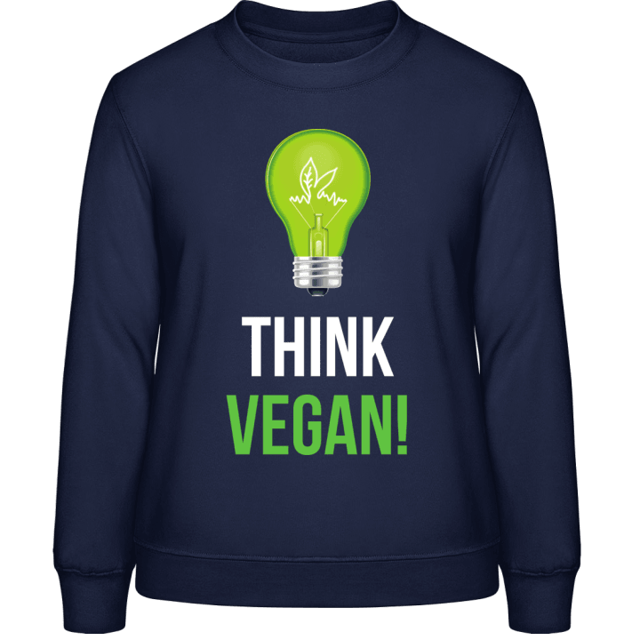 Think Vegan Logo Vrouwen Sweatshirt contain pic