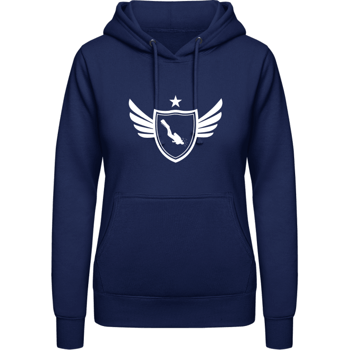 Diver Winged Vrouwen Hoodie contain pic