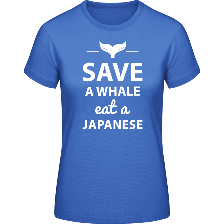 Save A Whale Eat A Japanese T-shirt för kvinnor 0 image