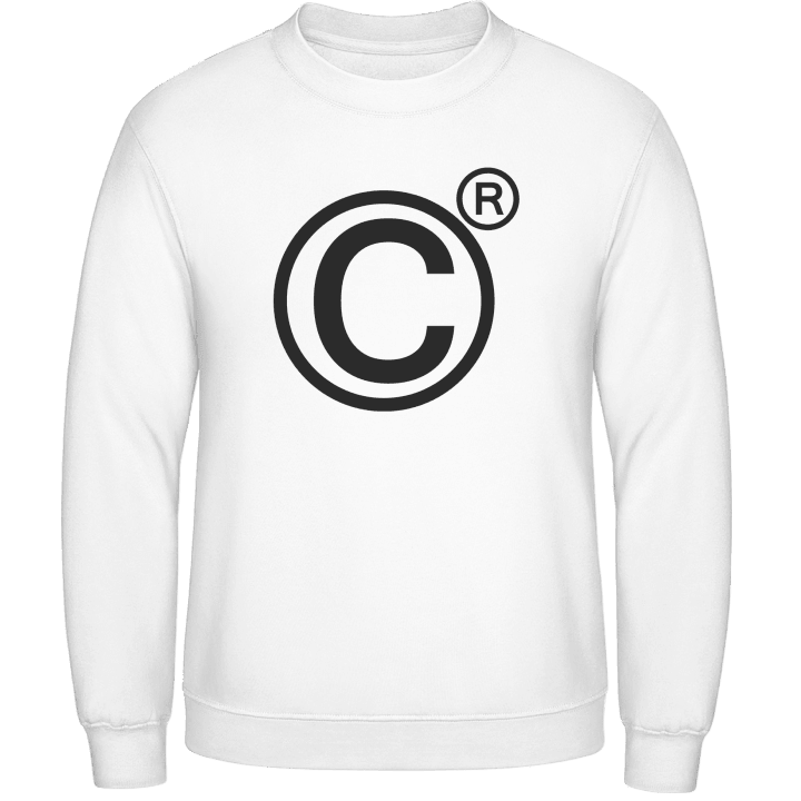 Copyright All Rights Reserved Sweatshirt contain pic