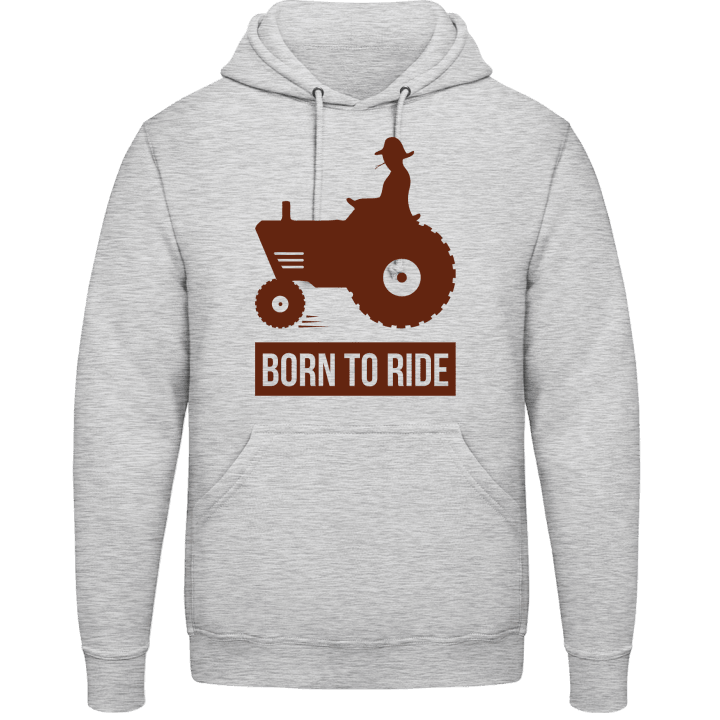 Born To Ride Tractor Felpa con cappuccio contain pic