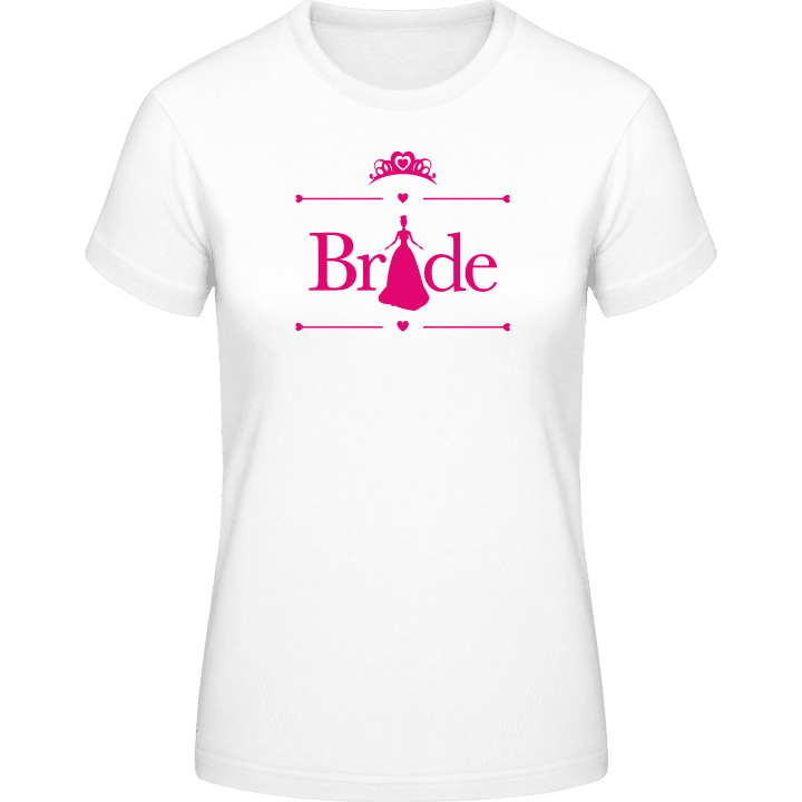 Bride Hearts Crown T-shirt för kvinnor 0 image