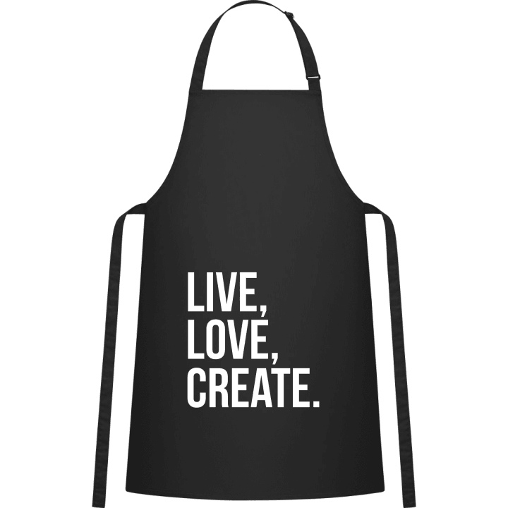 Live Love Create Tablier de cuisine contain pic