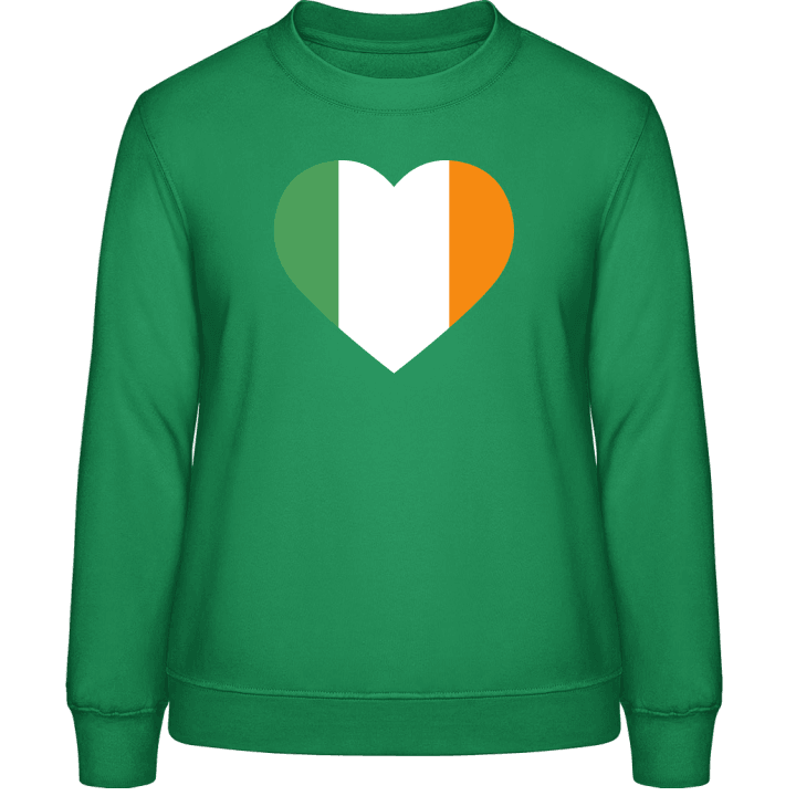 Irlanda corazón Sudadera de mujer contain pic