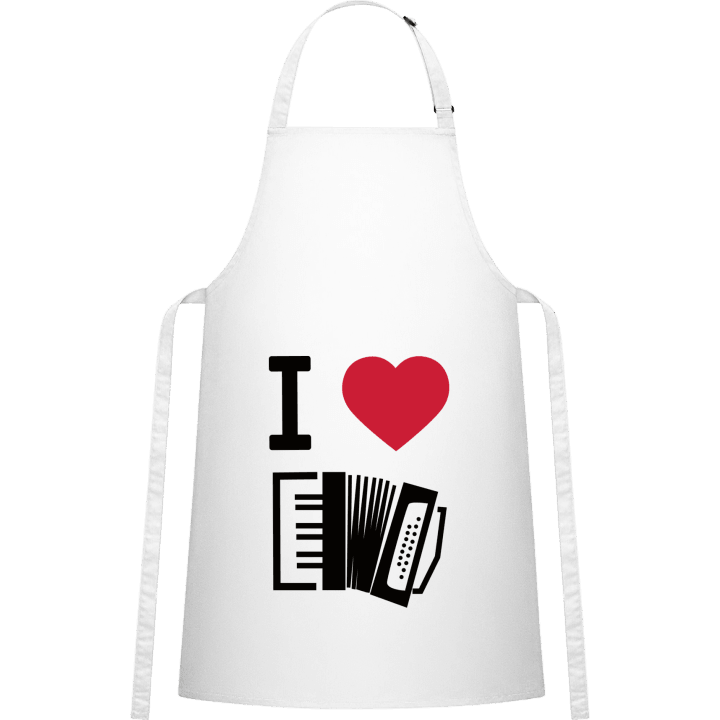I Heart Accordion Music Kitchen Apron 0 image