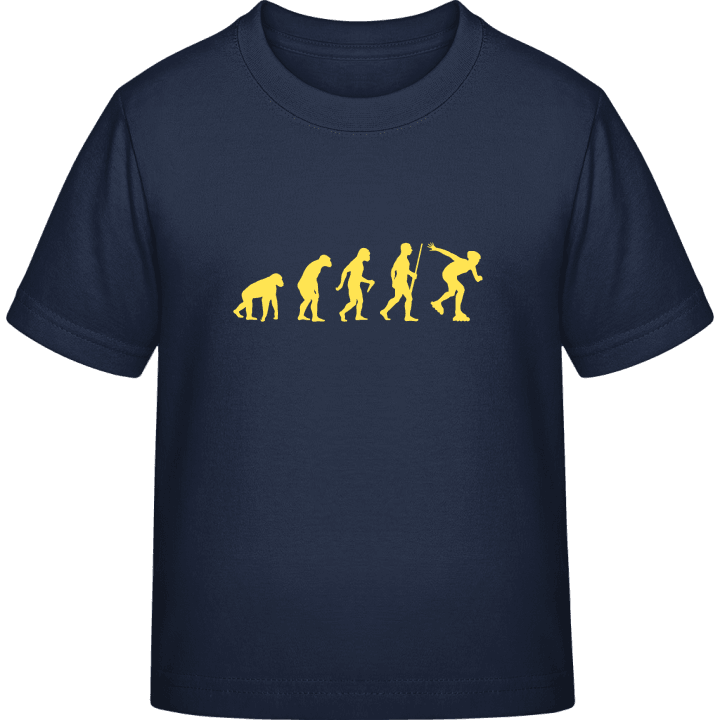 Inline Skater Evolution Kids T-shirt contain pic