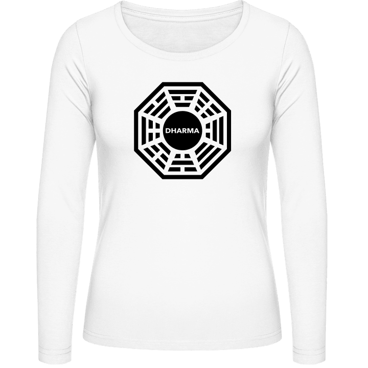 Dharma Symbol Langermet skjorte for kvinner contain pic