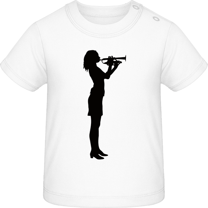 Female Trumpet Player Baby T-skjorte contain pic