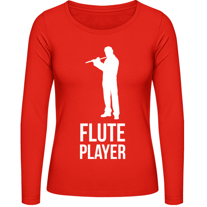 Flutist Frauen Langarmshirt contain pic