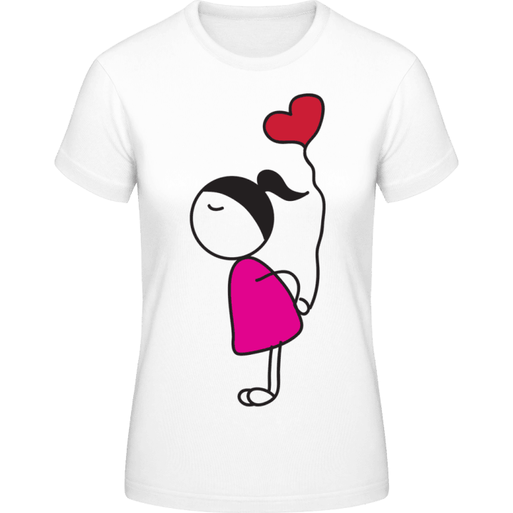 Girl In Love T-shirt för kvinnor 0 image