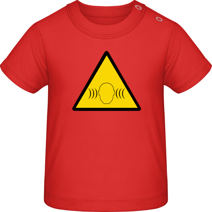 Caution Loudness Volume T-shirt för bebisar contain pic