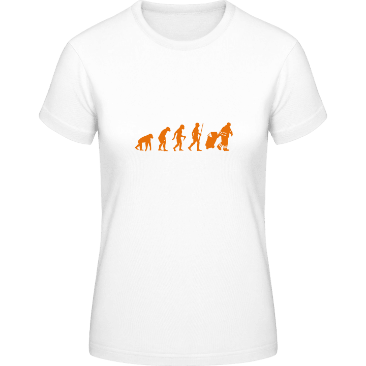 Garbage Man Evolution Frauen T-Shirt contain pic