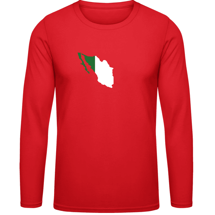 Mexico Map Long Sleeve Shirt contain pic