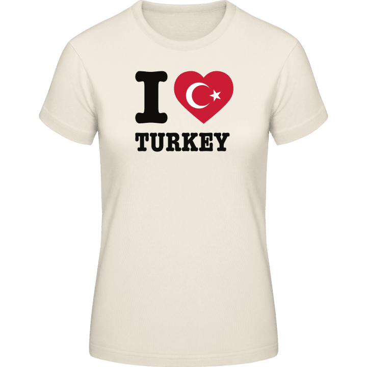 I Love Turkey T-shirt til kvinder 0 image