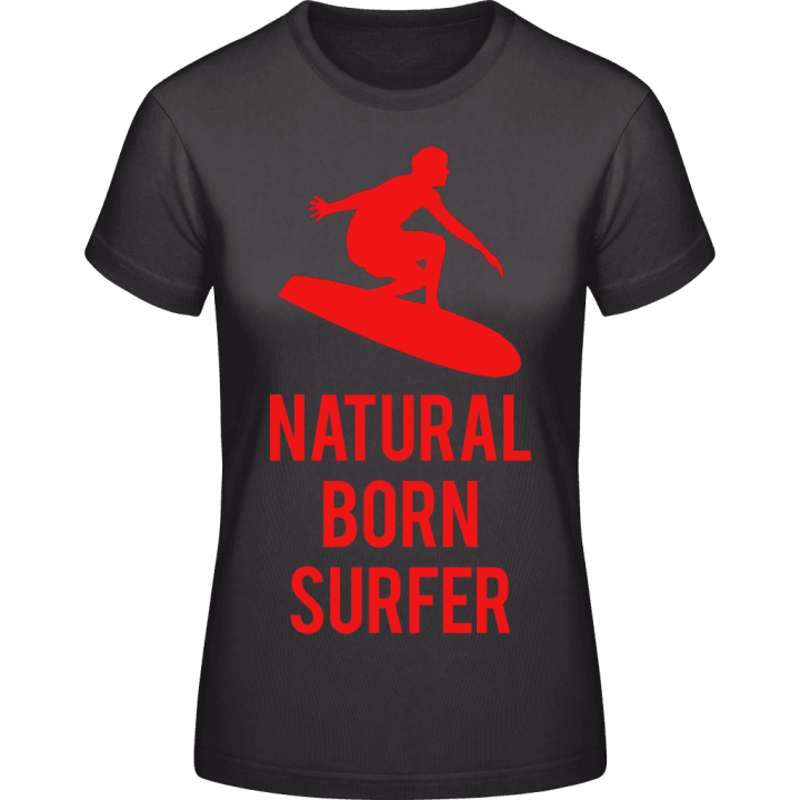 Natural Born Wave Surfer T-skjorte for kvinner contain pic